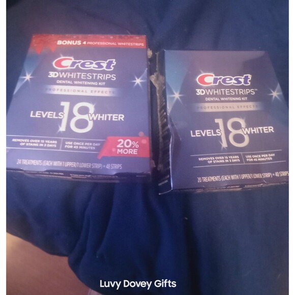 NWT Crest 3D Whitestrips 18 levels Whiter X2 - Picture 1 of 3